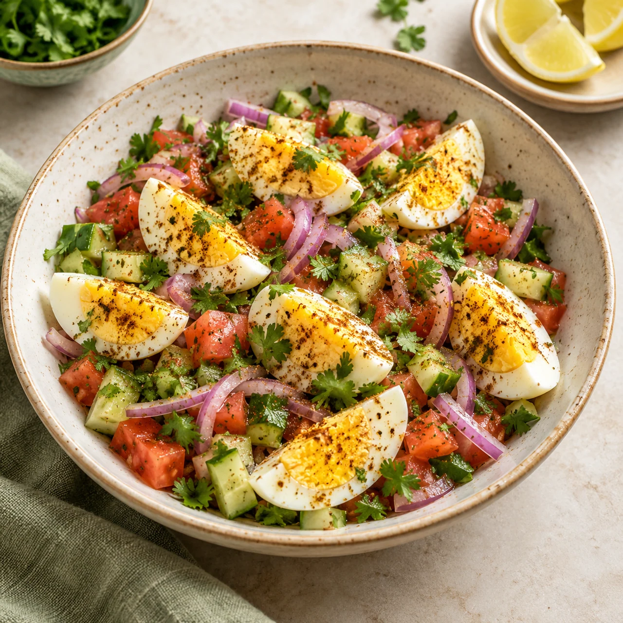 Boiled Egg Chaat