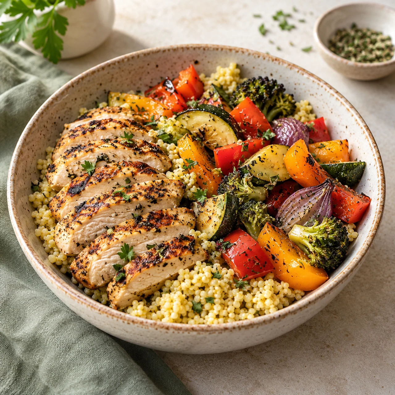 Chicken Millet Bowl
