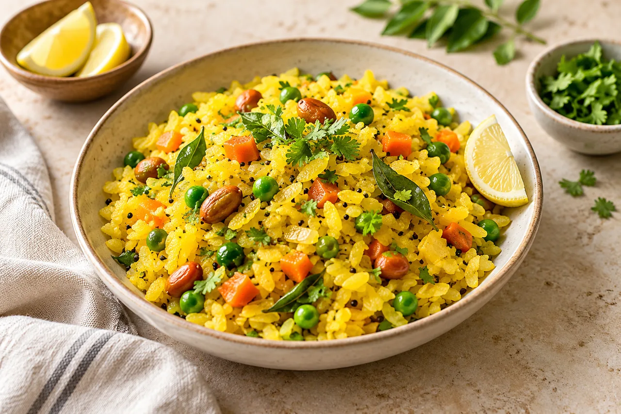 Vegetable Poha